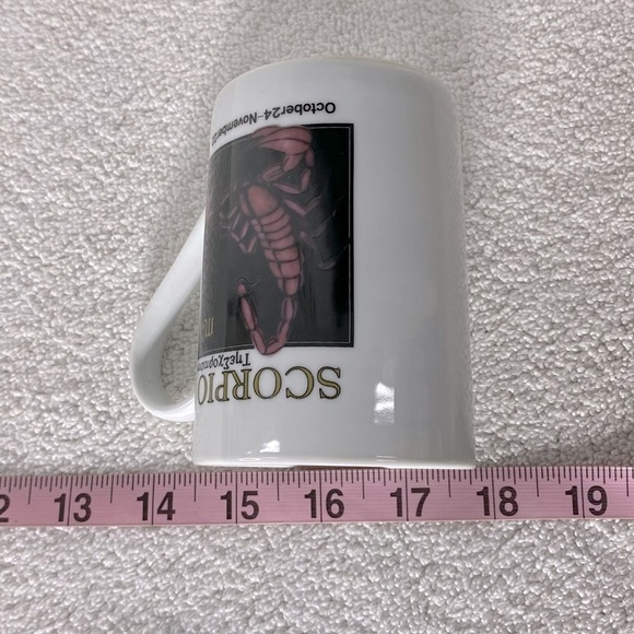 Vintage Ceramic Scorpio Mug Coffee Cup - Picture 2 of 11
